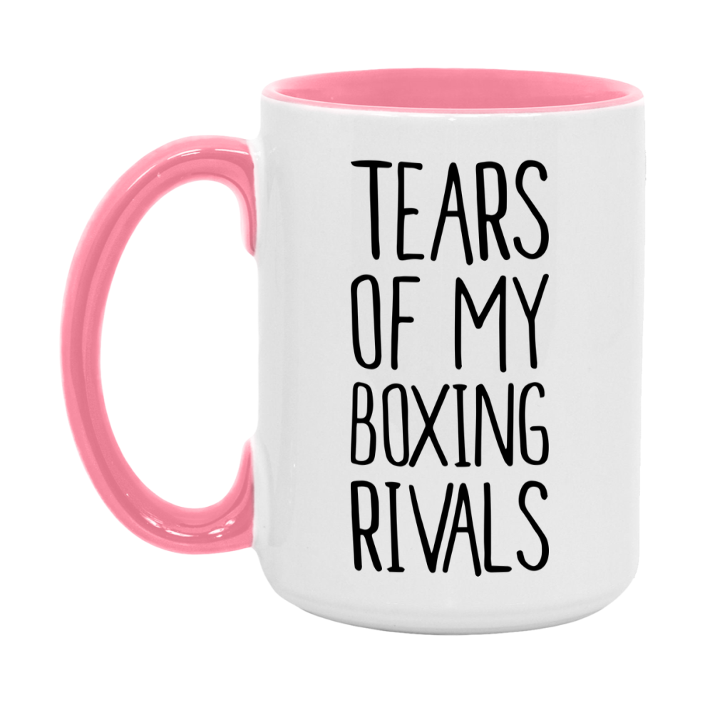 Funny Boxing Mug, Tears Of My Boxing Rivals, 11Oz Or 15Oz Coffee Cup