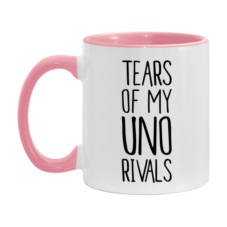 Funny Uno Mug, Tears Of My Uno Rivals, 11Oz Or 15Oz Ceramic Coffee Cup