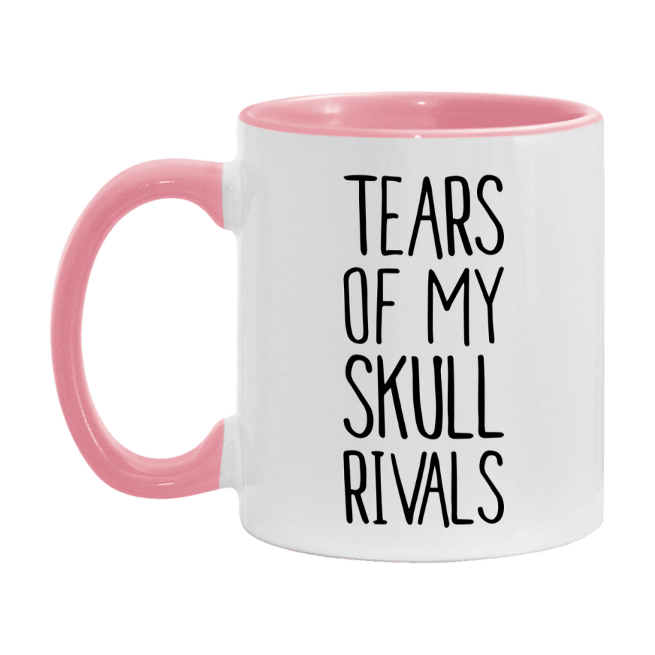 Funny Skull Mug, Tears Of My Skull Rivals, 11Oz Or 15Oz Ceramic Coffee Cup