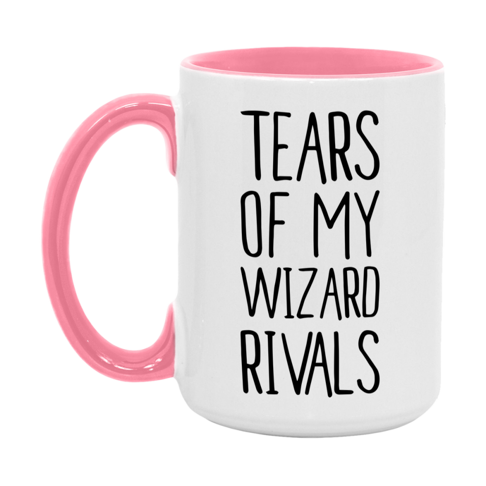 Funny Wizard Mug, Tears Of My Wizard Rivals, 11Oz Or 15Oz Ceramic Coffee Cup