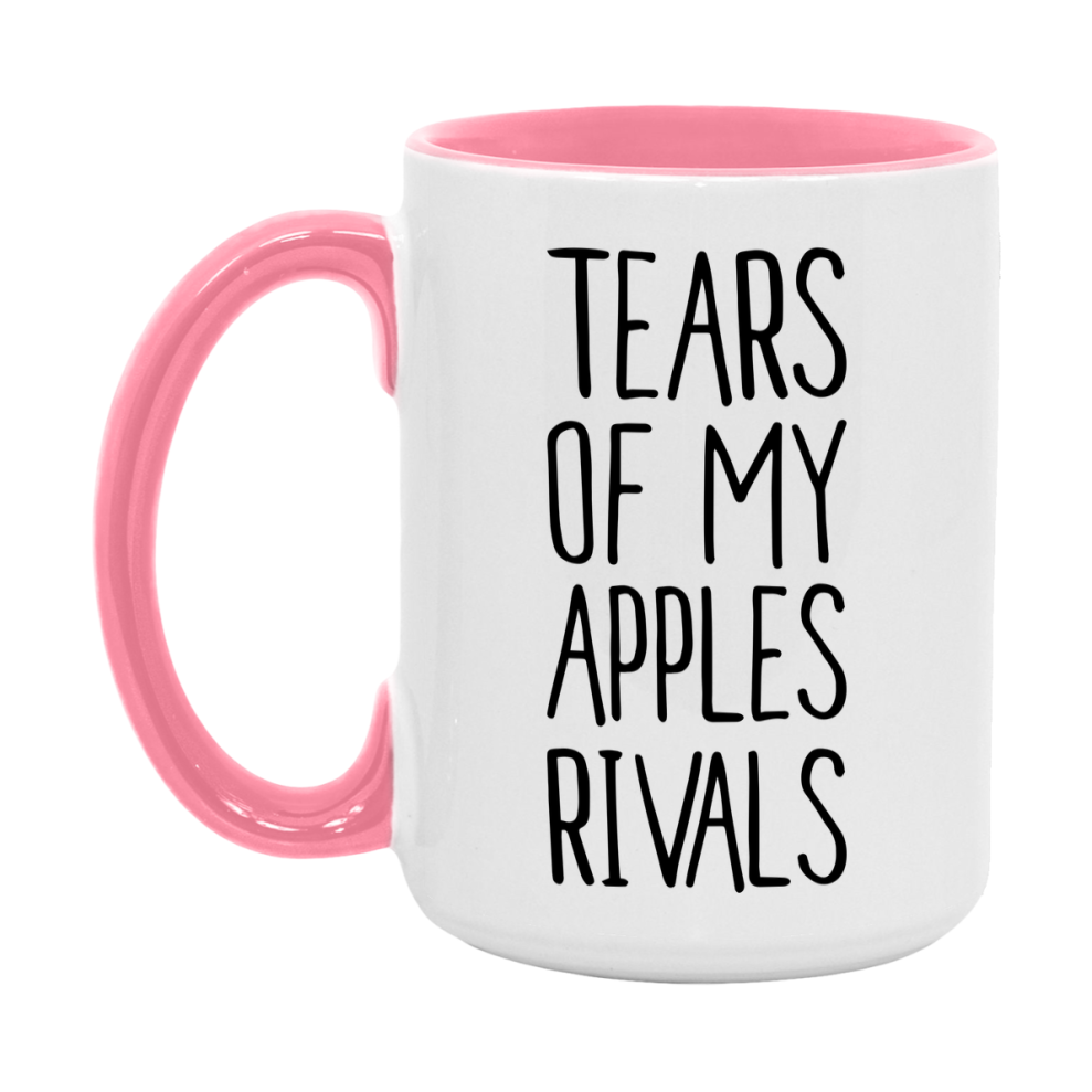 Funny Apples Mug, Tears Of My Apples Rivals, 11Oz Or 15Oz Ceramic Coffee Cup