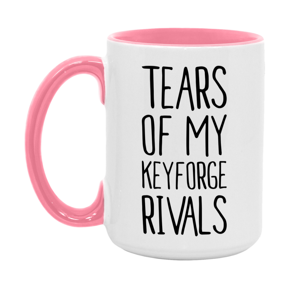 Funny Keyforge Mug, Tears Of My Keyforge Rivals, 11Oz Or 15Oz Ceramic Coffee Cup