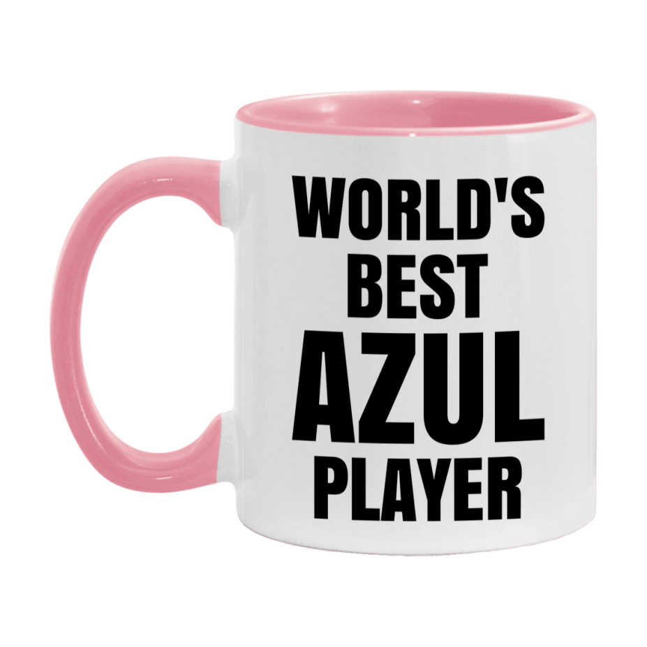 Funny Game Board Mug, World's Okayest Azul Player, 11Oz Or 15Oz Ceramic Coffee Cup