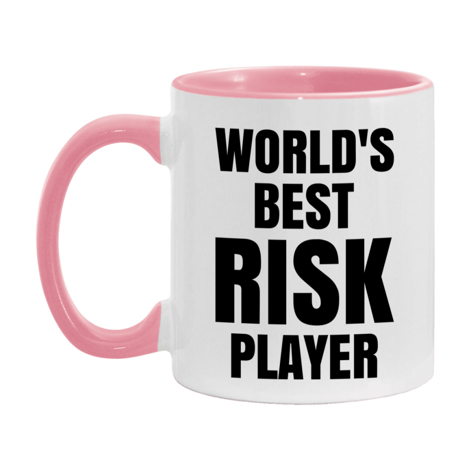 Funny Game Board Mug, World's Okayest Risk Player, 11Oz Or 15Oz Ceramic Coffee Cup