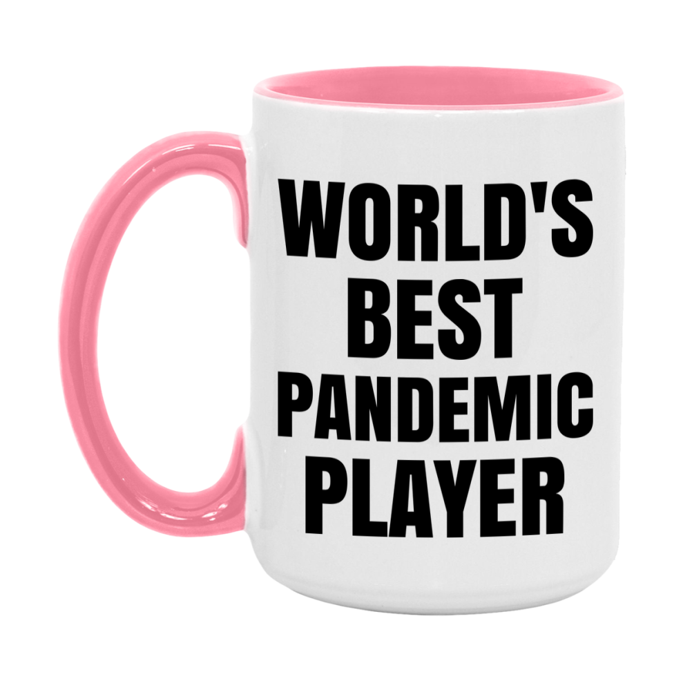 Funny Game Board Mug, World's Okayest Pandemic Player, 11Oz Or 15Oz Ceramic Coffee Cup