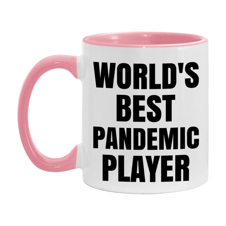 Funny Game Board Mug, World's Okayest Pandemic Player, 11Oz Or 15Oz Ceramic Coffee Cup