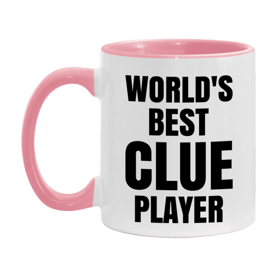 Funny Game Board Mug, World's Okayest Clue Player, 11Oz Or 15Oz Ceramic Coffee Cup