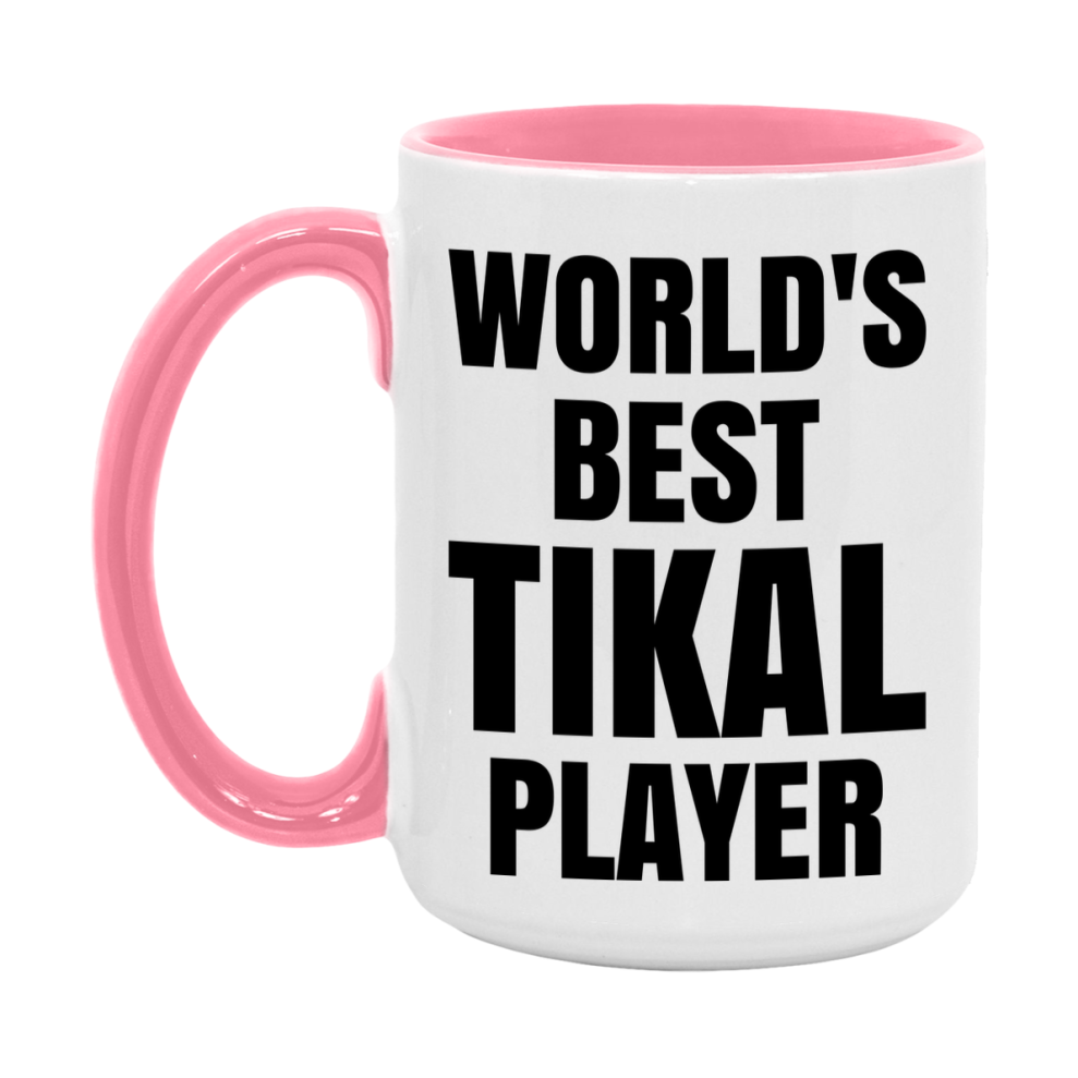 Funny Game Board Mug, World's Okayest Tikal Player, 11Oz Or 15Oz Ceramic Coffee Cup