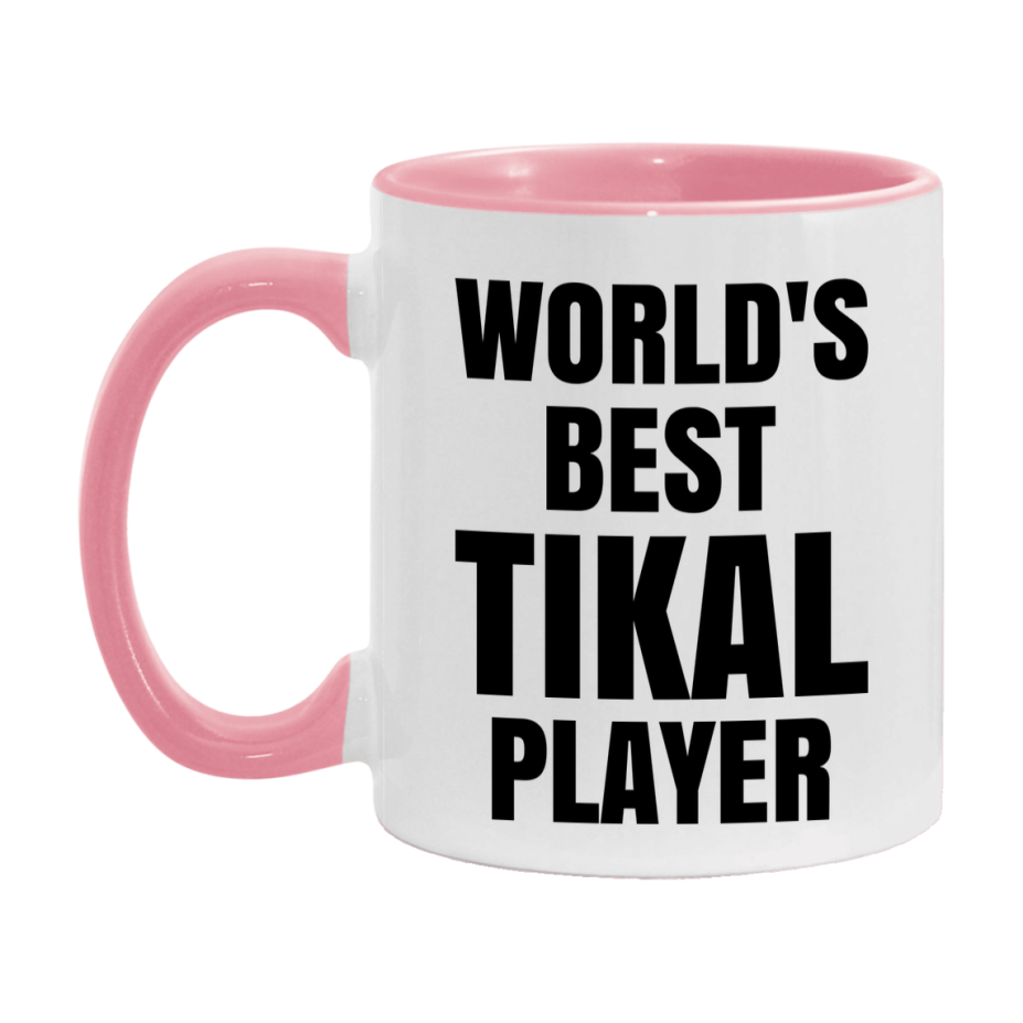 Funny Game Board Mug, World's Okayest Tikal Player, 11Oz Or 15Oz Ceramic Coffee Cup