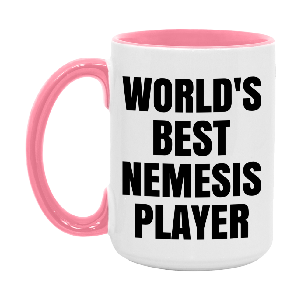Funny Game Board Mug, World's Okayest Nemesis Player, 11Oz Or 15Oz Ceramic Coffee Cup