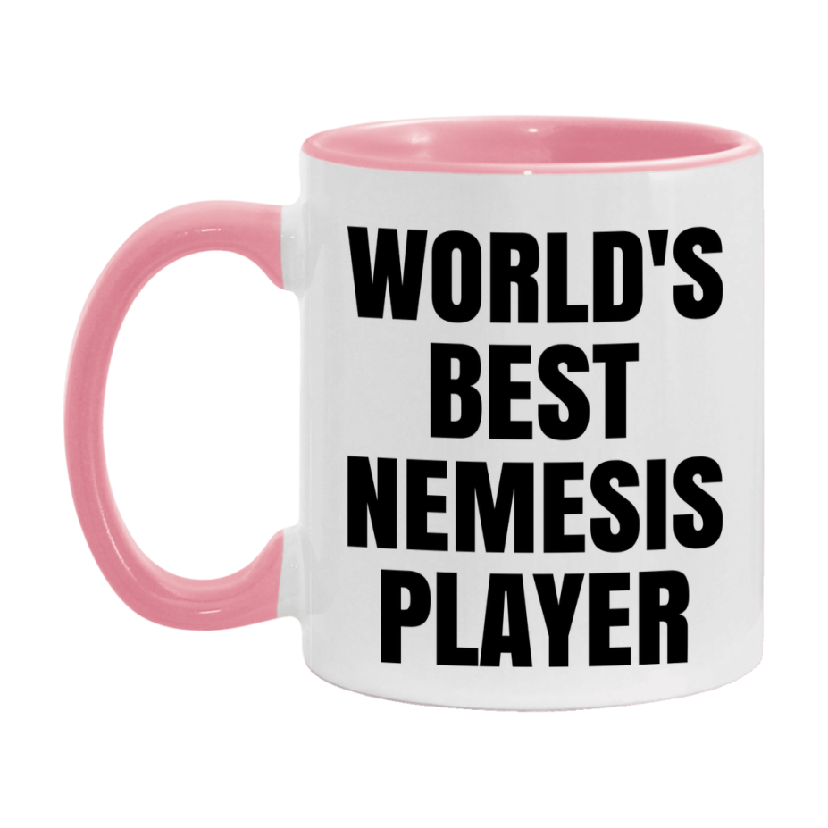 Funny Game Board Mug, World's Okayest Nemesis Player, 11Oz Or 15Oz Ceramic Coffee Cup