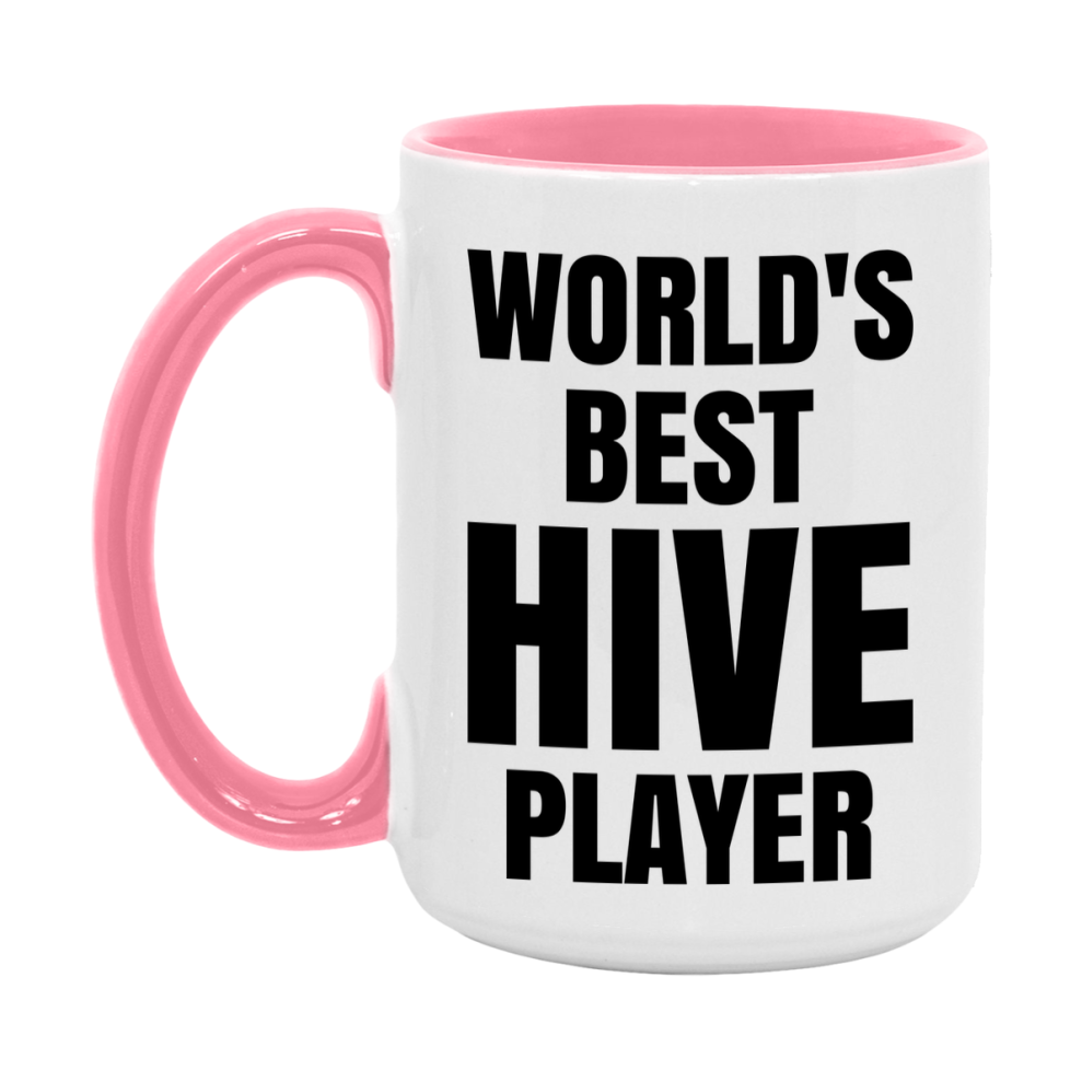 Funny Game Board Mug, World's Okayest Hive Player, 11Oz Or 15Oz Ceramic Coffee Cup