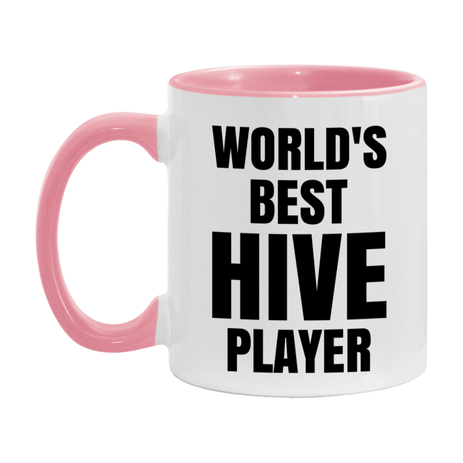Funny Game Board Mug, World's Okayest Hive Player, 11Oz Or 15Oz Ceramic Coffee Cup