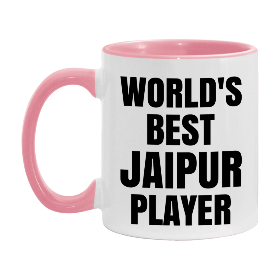 Funny Game Board Mug, World's Okayest Jaipur Player, 11Oz Or 15Oz Ceramic Coffee Cup