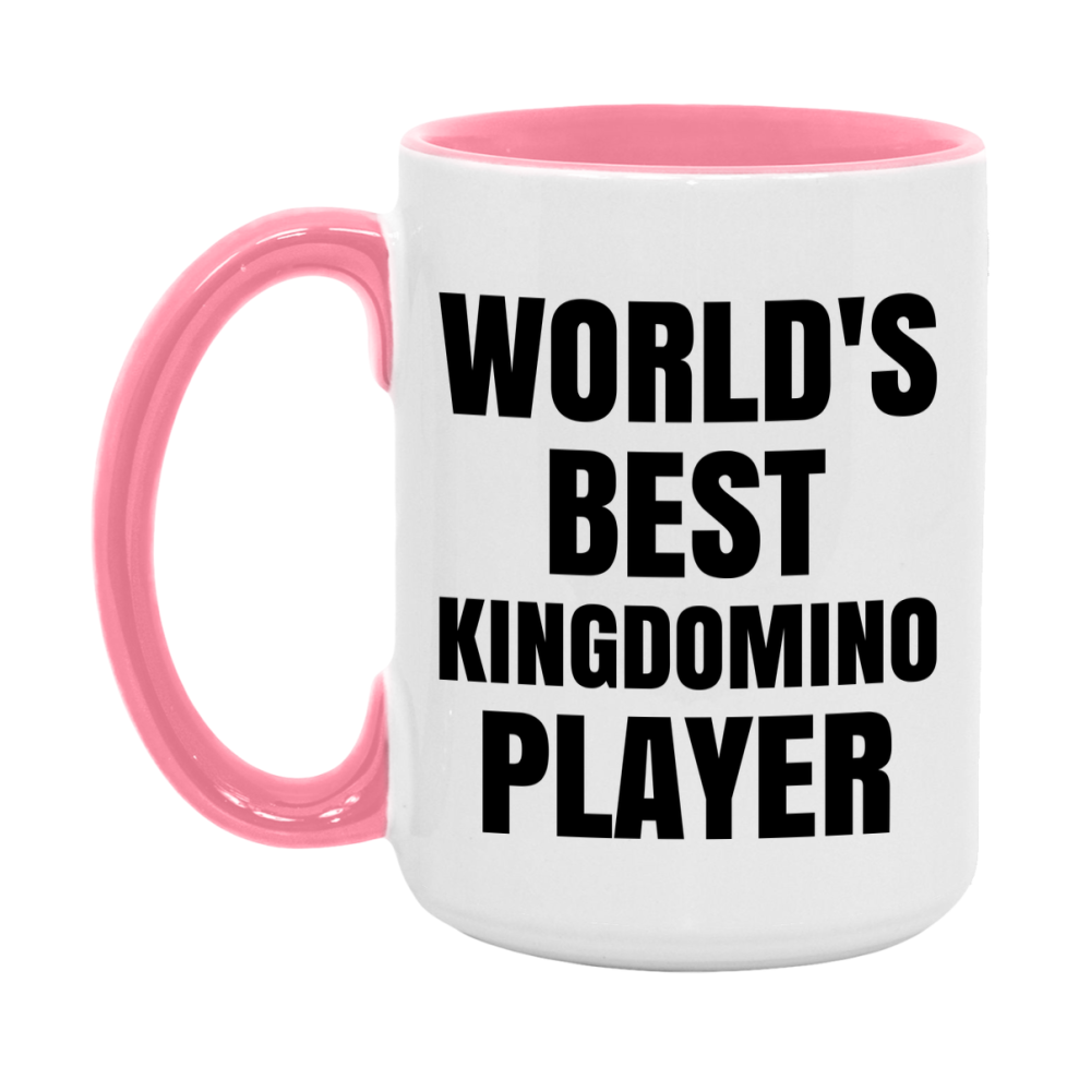 Funny Game Board Mug, World's Okayest Kingdomino Player, 11Oz Or 15Oz Ceramic Coffee Cup