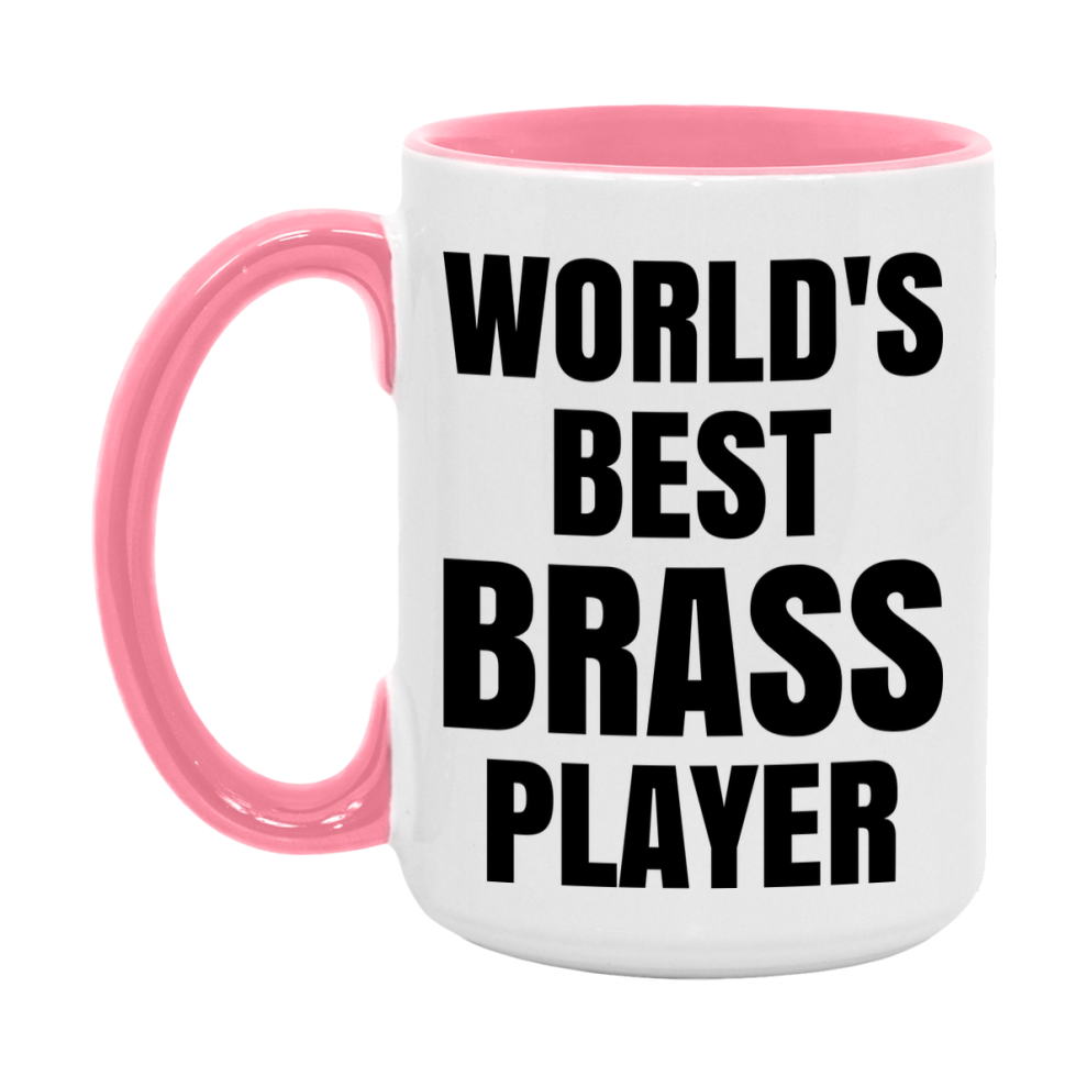 Funny Game Board Mug, World's Okayest Brass Player, 11Oz Or 15Oz Ceramic Coffee Cup
