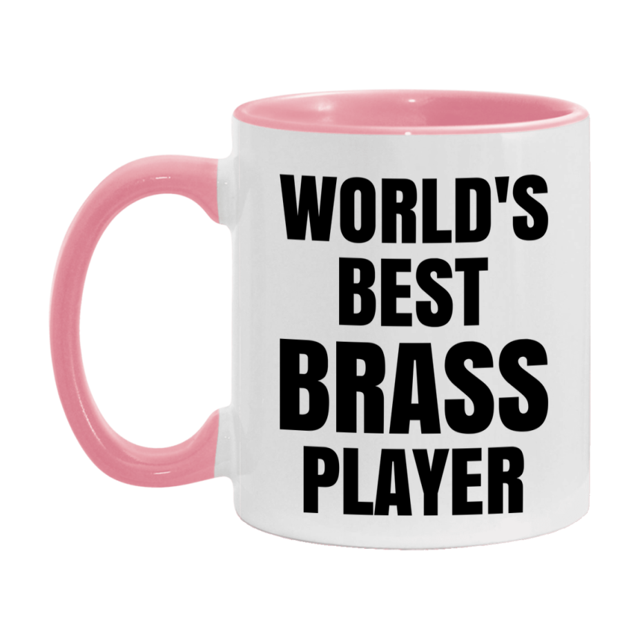 Funny Game Board Mug, World's Okayest Brass Player, 11Oz Or 15Oz Ceramic Coffee Cup