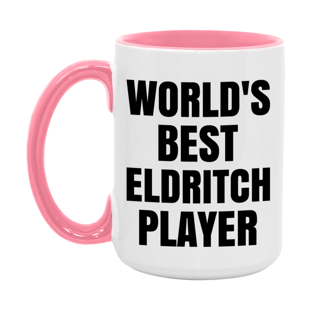 Funny Game Board Mug, World's Okayest Eldritch Player, 11Oz Or 15Oz Ceramic Coffee Cup