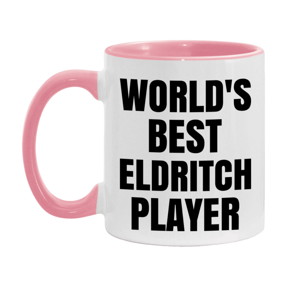 Funny Game Board Mug, World's Okayest Eldritch Player, 11Oz Or 15Oz Ceramic Coffee Cup