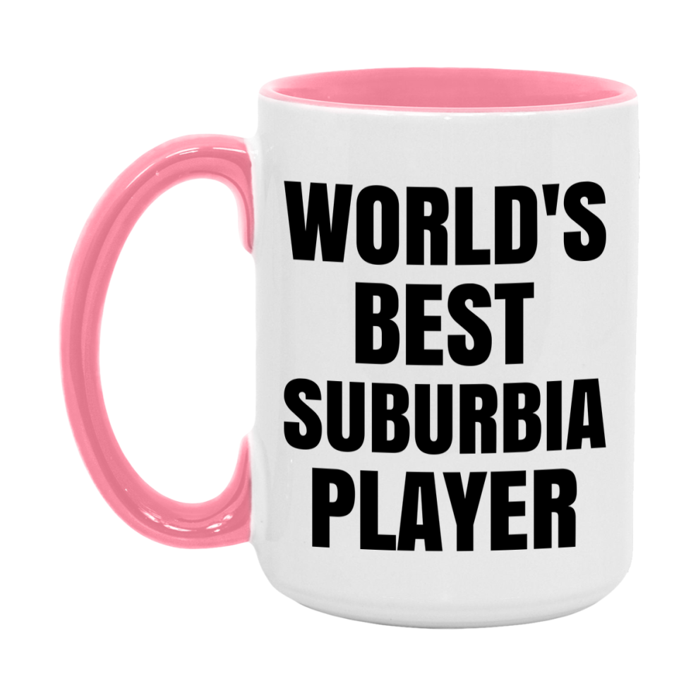 Funny Game Board Mug, World's Okayest Suburbia Player, 11Oz Or 15Oz Ceramic Coffee Cup