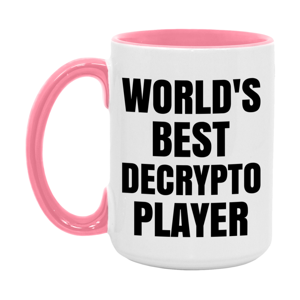 Funny Game Board Mug, World's Okayest Decrypto Player, 11Oz Or 15Oz Ceramic Coffee Cup