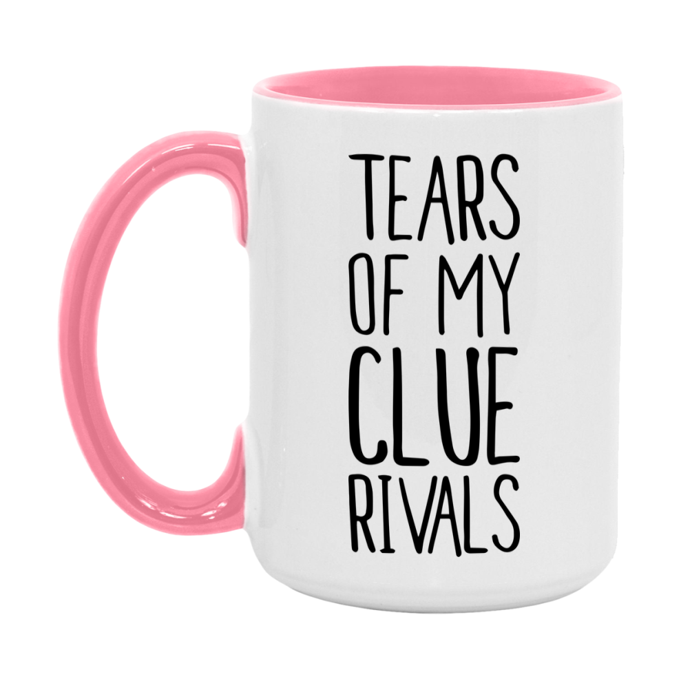 Funny Clue Gameboard Mug – Tears Of My Clue Rivals, 11Oz Or 15Oz White Ceramic Coffee Cup Gift