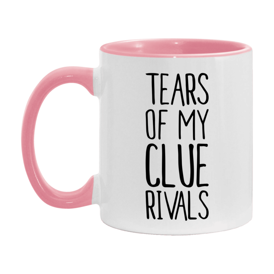 Funny Clue Gameboard Mug – Tears Of My Clue Rivals, 11Oz Or 15Oz White Ceramic Coffee Cup Gift