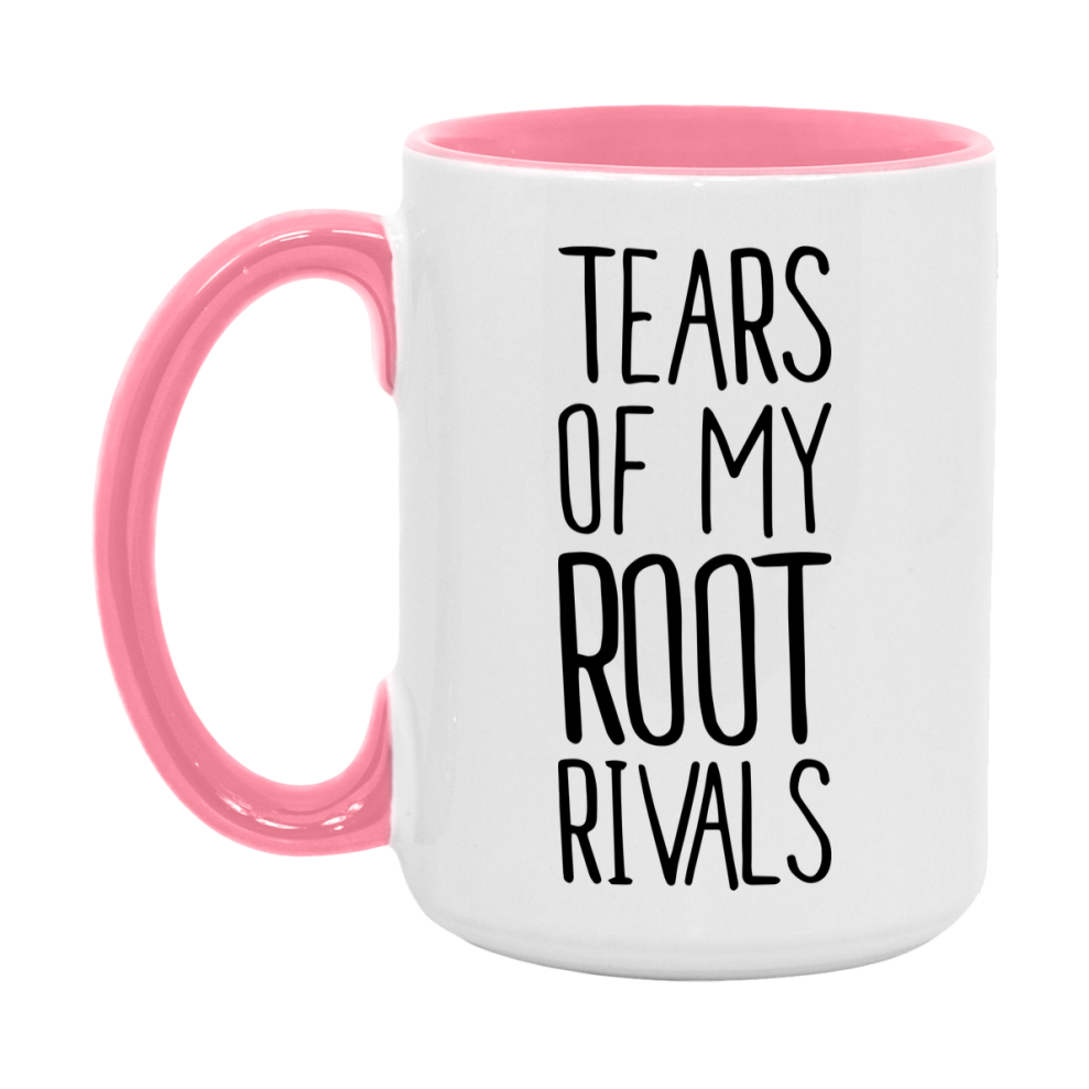 Funny Root Gameboard Mug – Tears Of My Root Rivals, 11Oz Or 15Oz White Ceramic Coffee Cup Gift