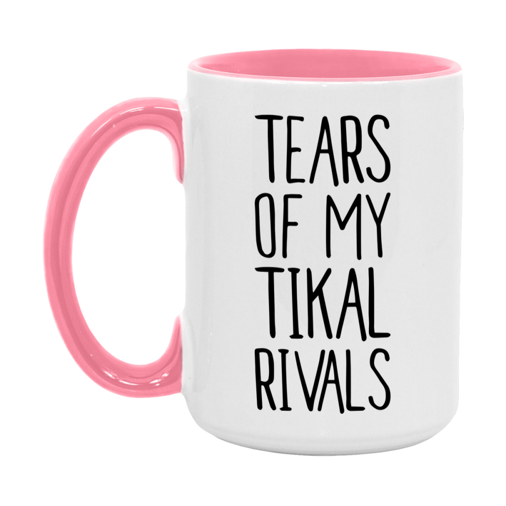 Funny Tikal Gameboard Mug – Tears Of My Tikal Rivals, 11Oz Or 15Oz White Ceramic Coffee Cup Gift