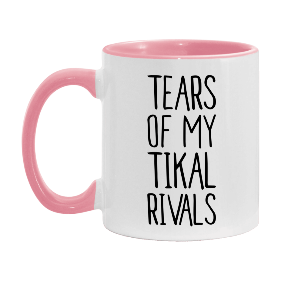 Funny Tikal Gameboard Mug – Tears Of My Tikal Rivals, 11Oz Or 15Oz White Ceramic Coffee Cup Gift