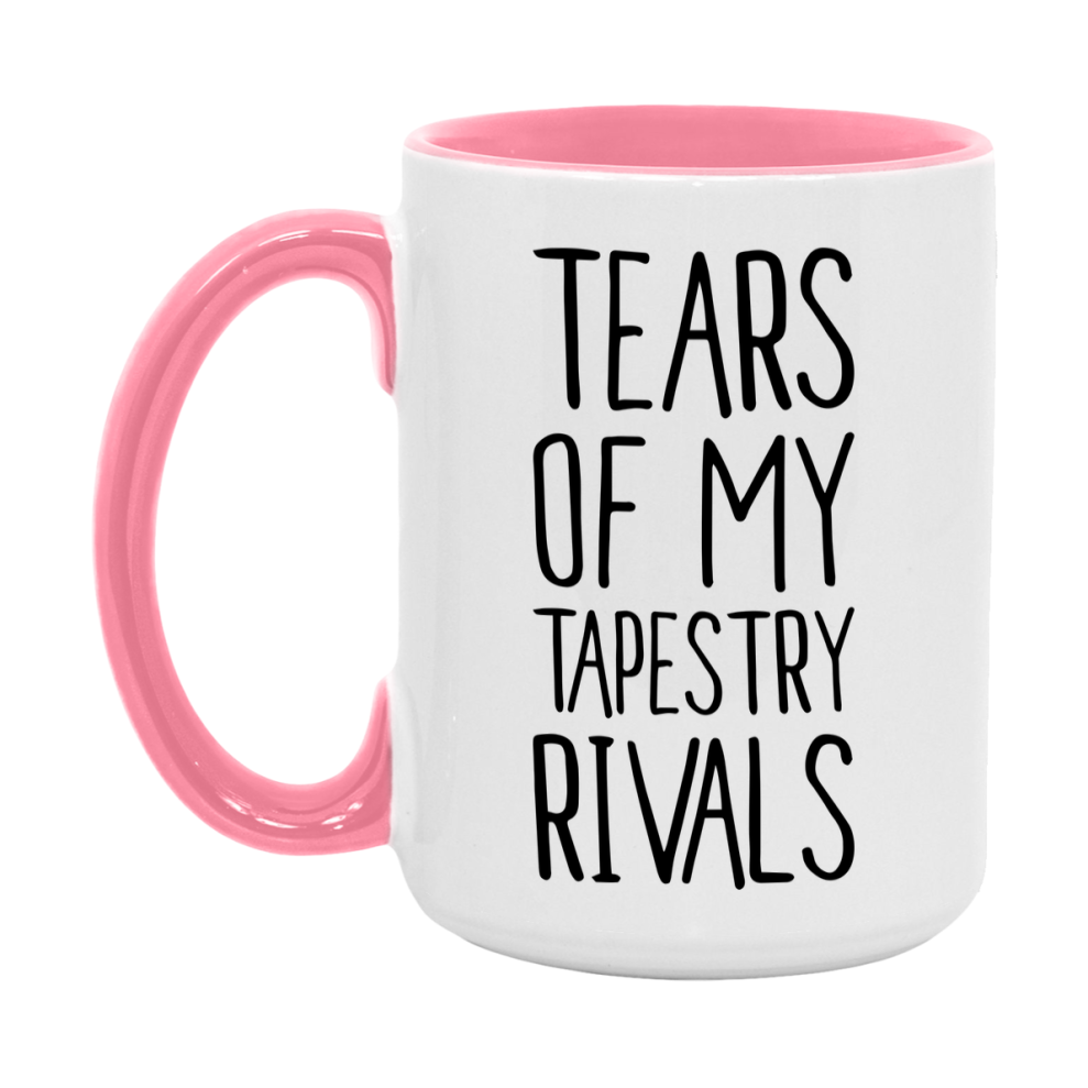 Funny Tapestry Gameboard Mug – Tears Of My Tapestry Rivals, 11Oz Or 15Oz White Ceramic Coffee Cup Gift