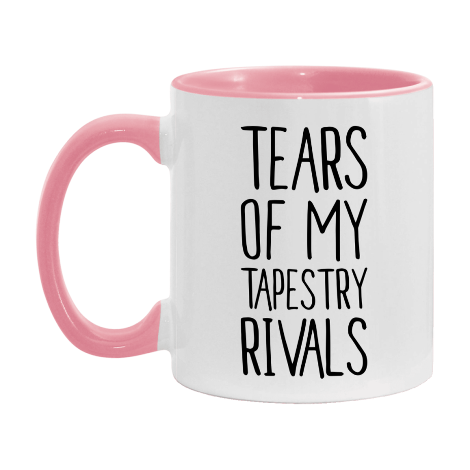 Funny Tapestry Gameboard Mug – Tears Of My Tapestry Rivals, 11Oz Or 15Oz White Ceramic Coffee Cup Gift
