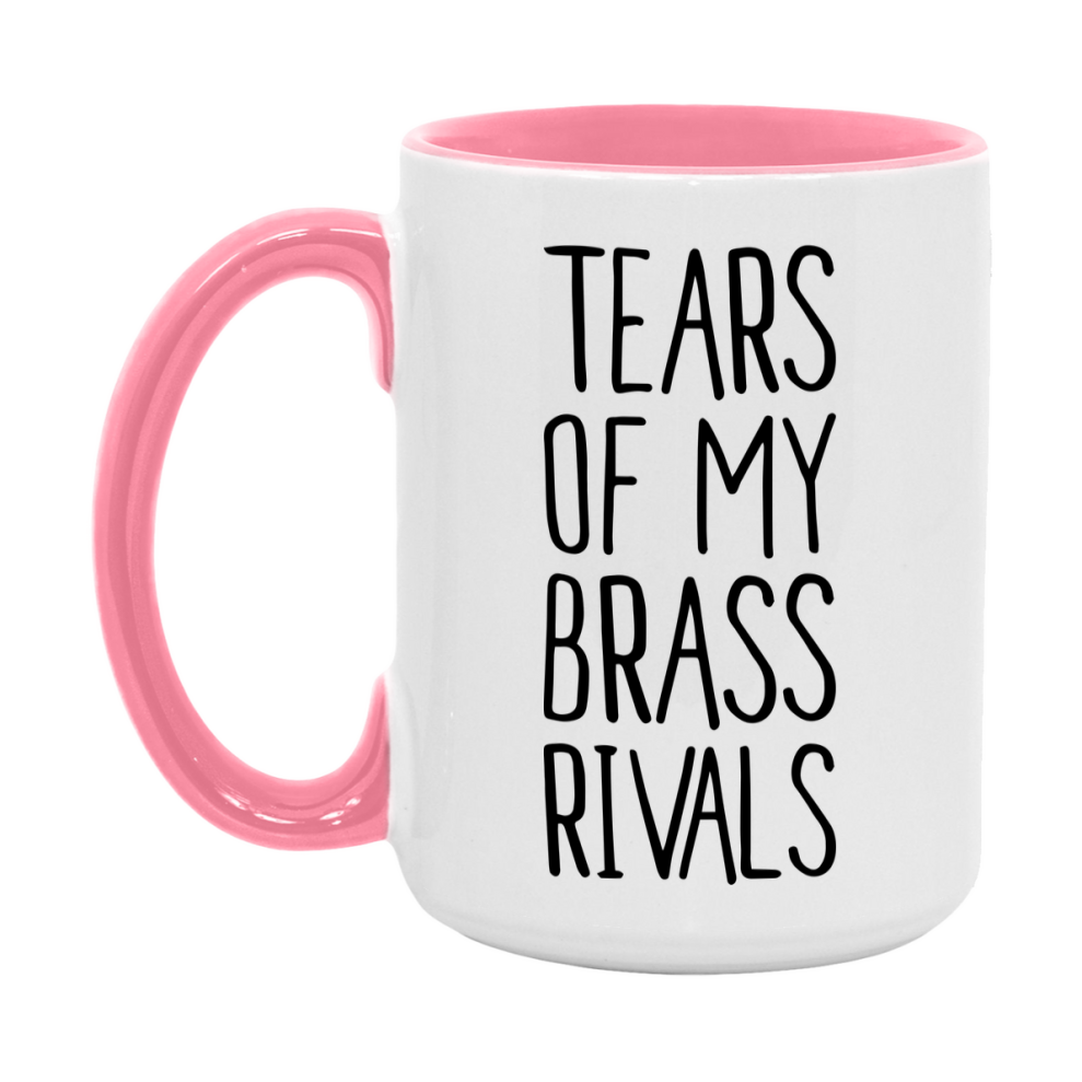 Funny Brass Gameboard Mug – Tears Of My Brass Rivals, 11Oz Or 15Oz White Ceramic Coffee Cup Gift