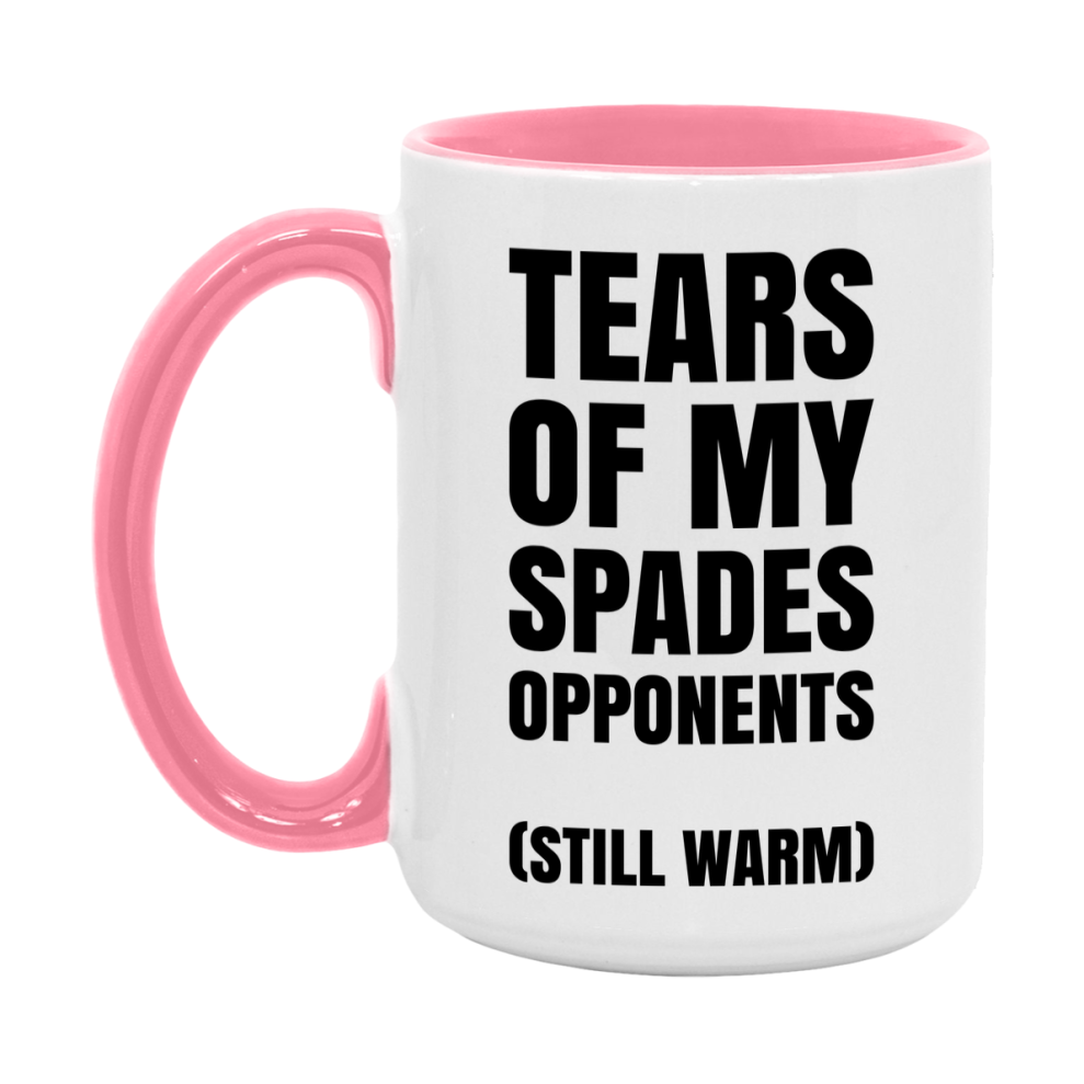 Board Game Gift – Tears Of My Spades Opponents Mug, 11Oz Or 15Oz White Ceramic Coffee Cup