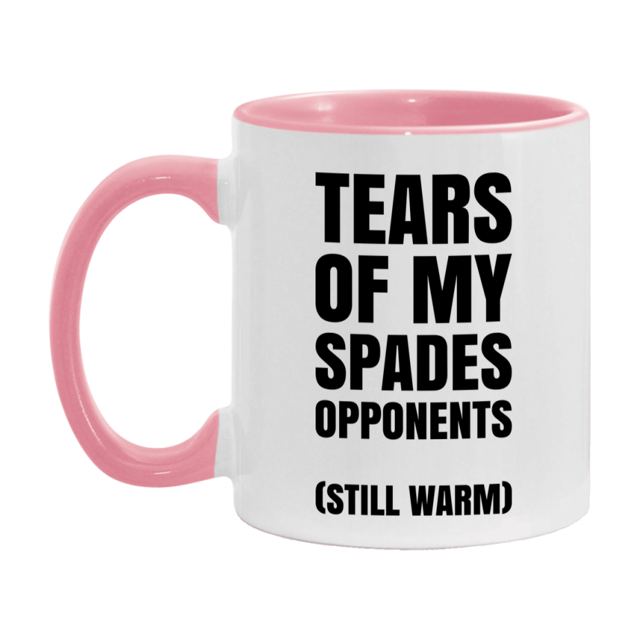 Board Game Gift – Tears Of My Spades Opponents Mug, 11Oz Or 15Oz White Ceramic Coffee Cup
