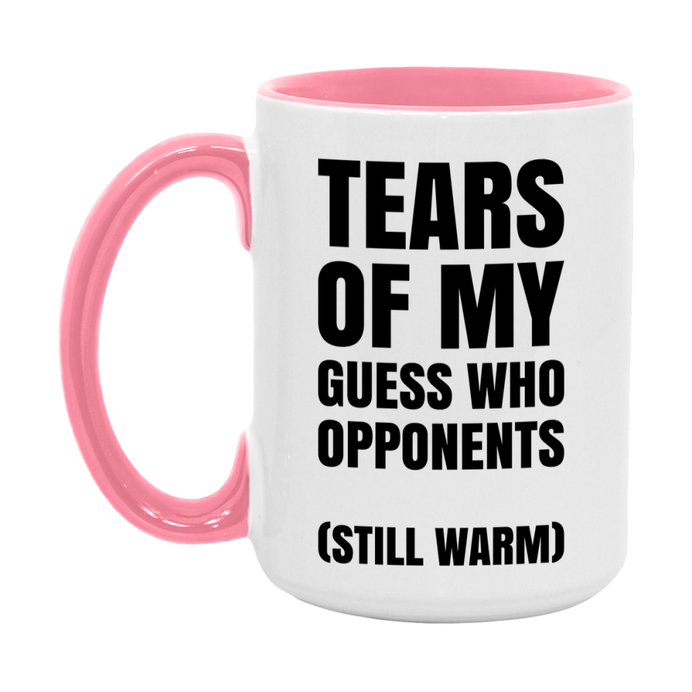 Board Game Gift – Tears Of My Guess Who Opponents Mug, 11Oz Or 15Oz White Ceramic Coffee Cup