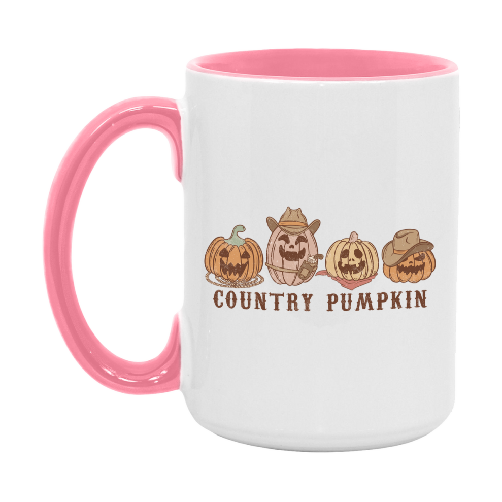 Western Halloween Mug, Cute Retro Western Halloween Coffee Cup, 11Oz Or 15Oz White Ceramic Mug