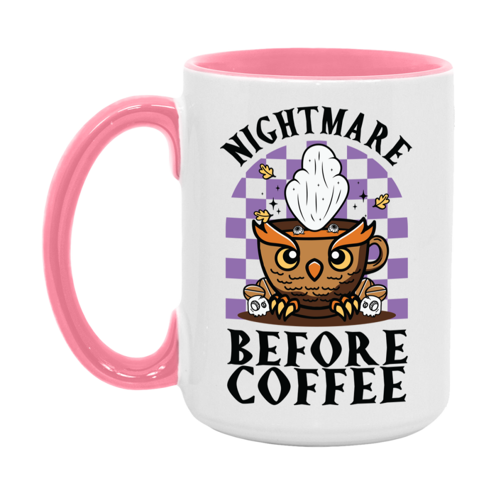 Funny Halloween Coffee Mug, White Ceramic Halloween Coffee Cup 11Oz Or 15Oz