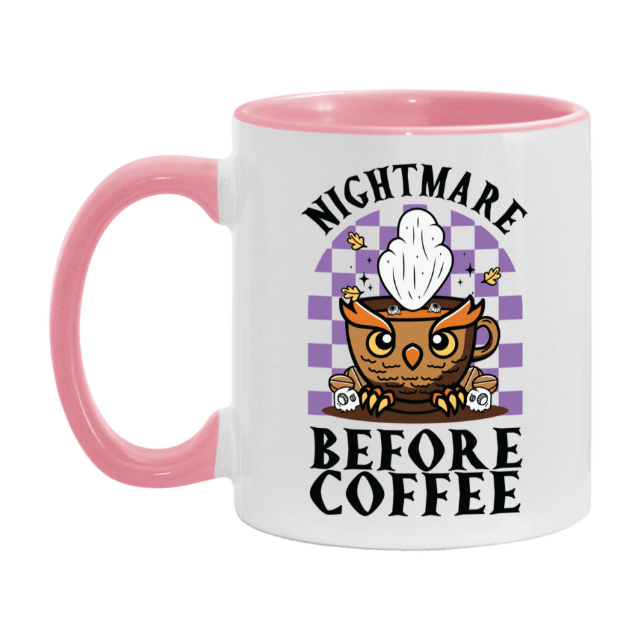 Funny Halloween Coffee Mug, White Ceramic Halloween Coffee Cup 11Oz Or 15Oz