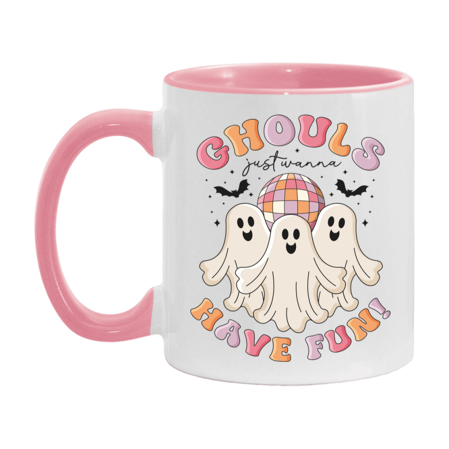 Funny Halloween Coffee Mug, White Ceramic Halloween Coffee Cup 11Oz Or 15Oz