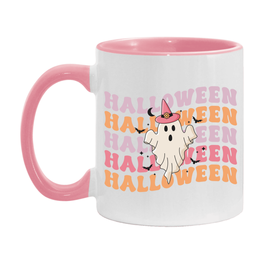 Funny Halloween Coffee Mug, White Ceramic Halloween Coffee Cup 11Oz Or 15Oz