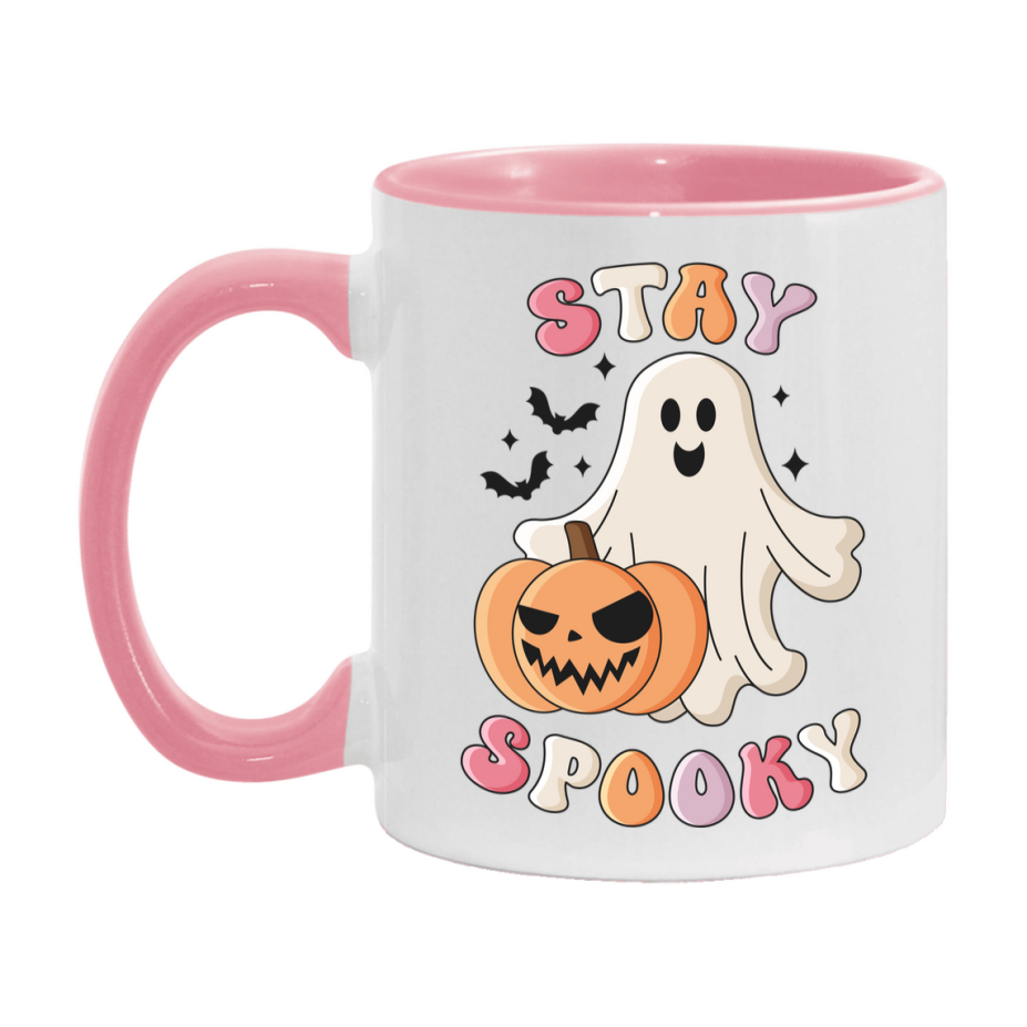 Funny Halloween Coffee Mug, White Ceramic Halloween Coffee Cup 11Oz Or 15Oz