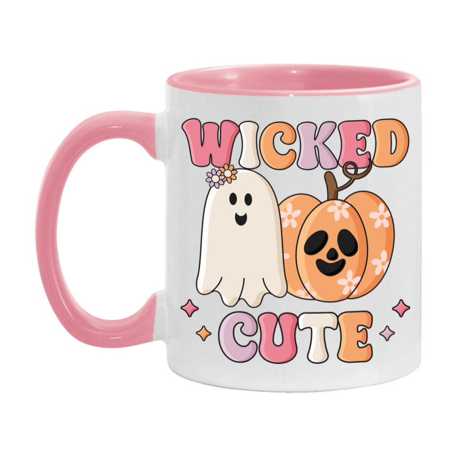 Funny Halloween Coffee Mug, White Ceramic Halloween Coffee Cup 11Oz Or 15Oz