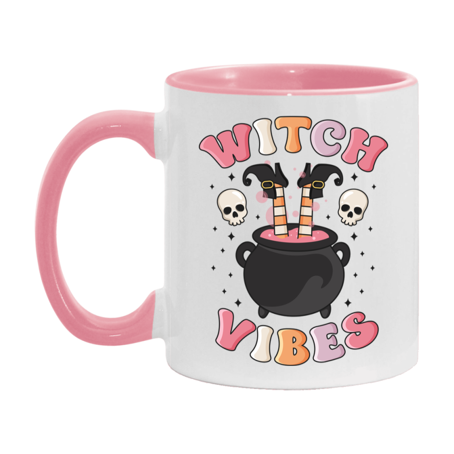 Funny Halloween Coffee Mug, White Ceramic Halloween Coffee Cup 11Oz Or 15Oz