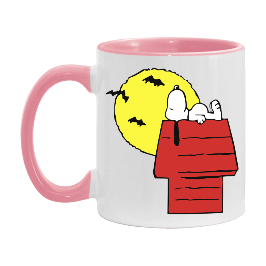 Peanuts Snoopy Halloween Mug, Snoopy Coffee Cup, Cute Halloween Coffee Mug, 11Oz Or 15Oz Ceramic