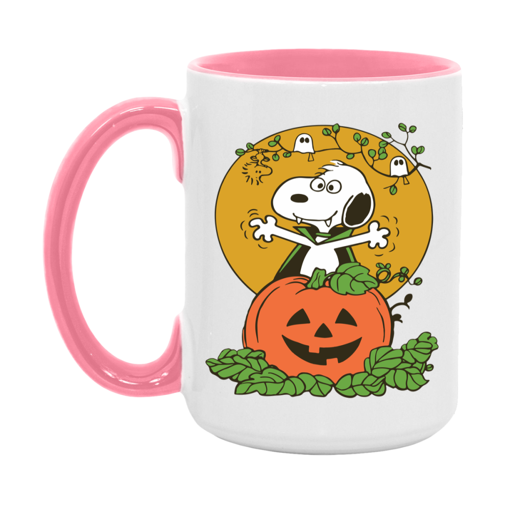 Peanuts Snoopy Halloween Mug, Snoopy Coffee Cup, Cute Halloween Coffee Mug, 11Oz Or 15Oz Ceramic