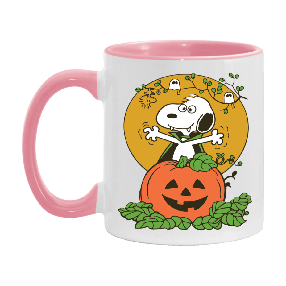 Peanuts Snoopy Halloween Mug, Snoopy Coffee Cup, Cute Halloween Coffee Mug, 11Oz Or 15Oz Ceramic