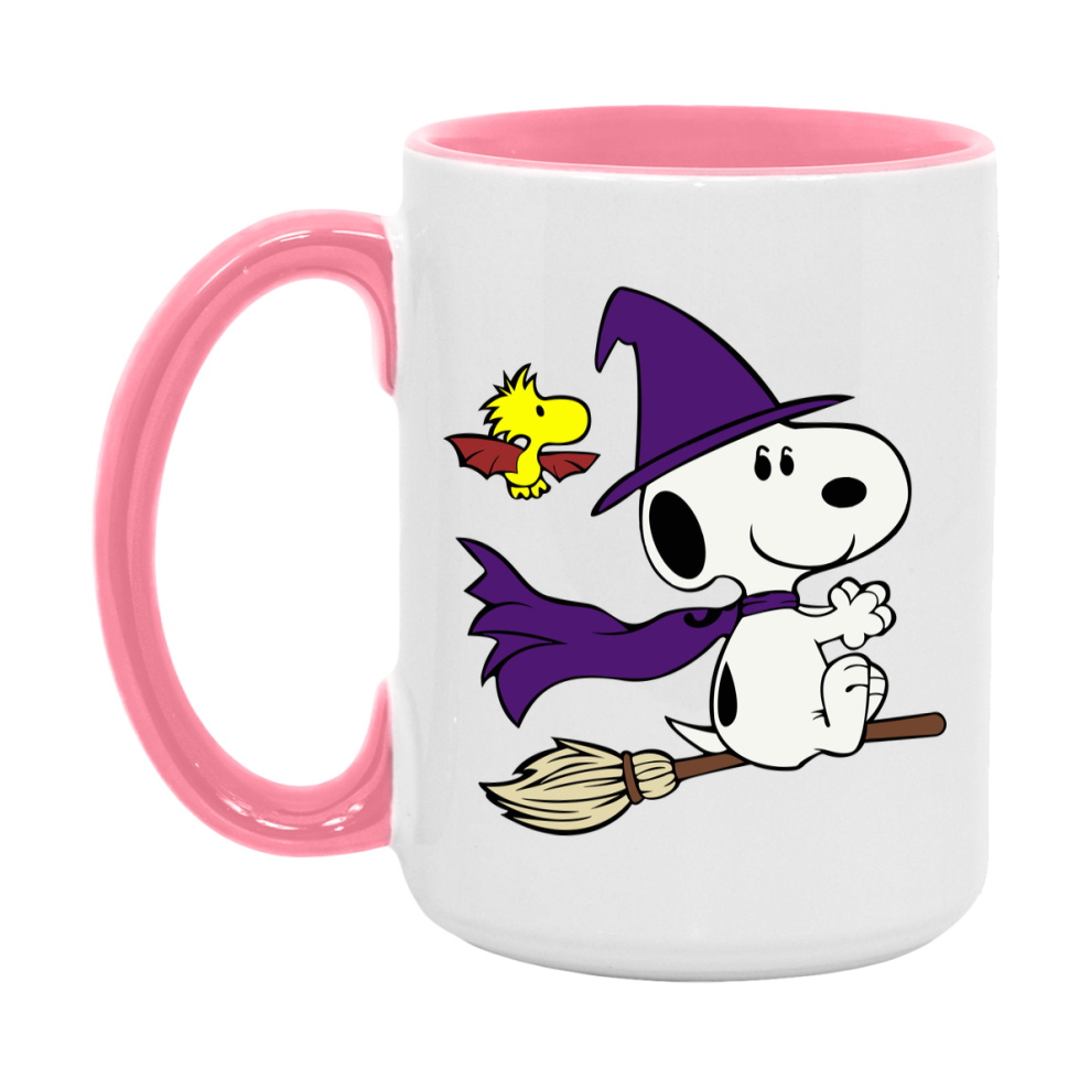 Peanuts Snoopy Halloween Mug, Snoopy Coffee Cup, Cute Halloween Coffee Mug, 11Oz Or 15Oz Ceramic