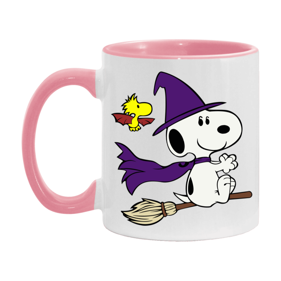 Peanuts Snoopy Halloween Mug, Snoopy Coffee Cup, Cute Halloween Coffee Mug, 11Oz Or 15Oz Ceramic