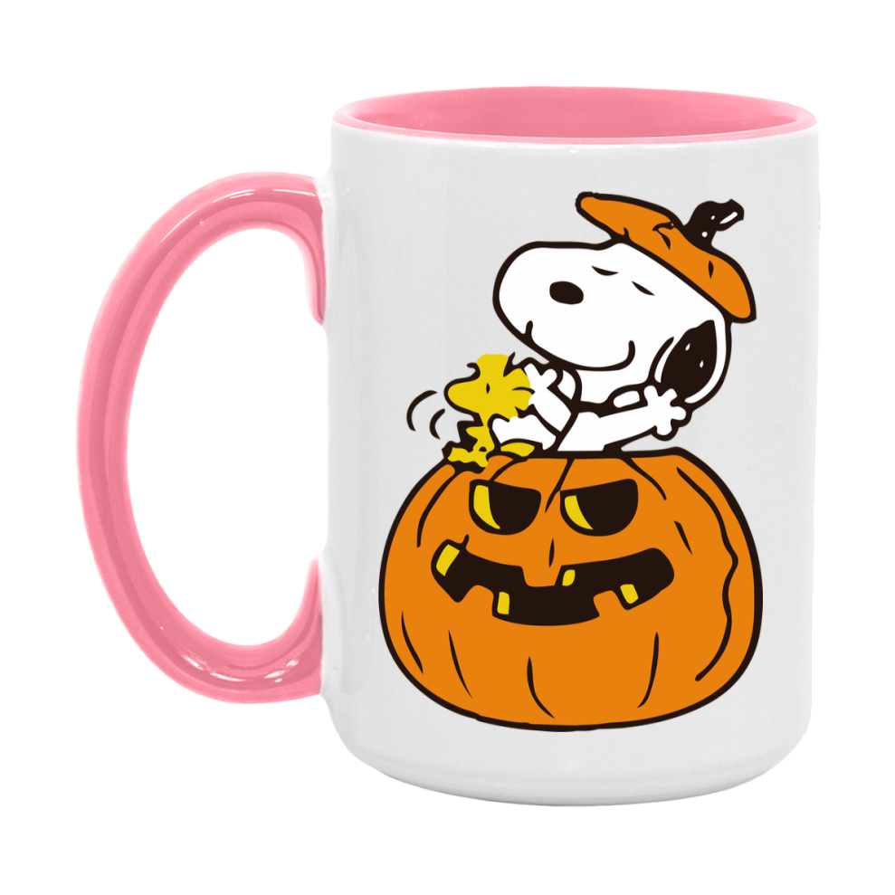 Peanuts Snoopy Halloween Mug, Snoopy Coffee Cup, Cute Halloween Coffee Mug, 11Oz Or 15Oz Ceramic
